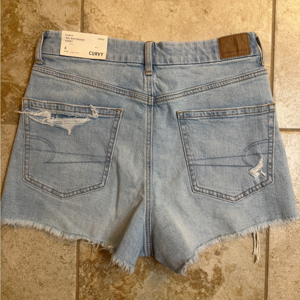 American Eagle Curvy 90’s Boyfriend Jean Shorts Women’s Sz 4
